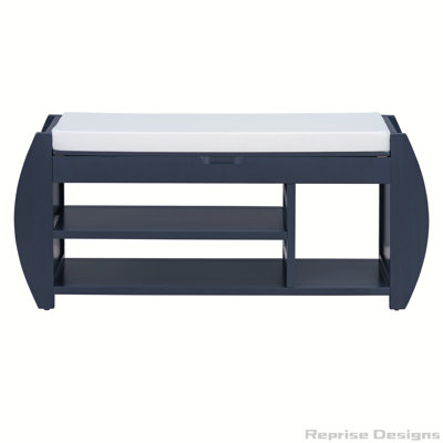 Banc de rangement rétro avec coussin Retro