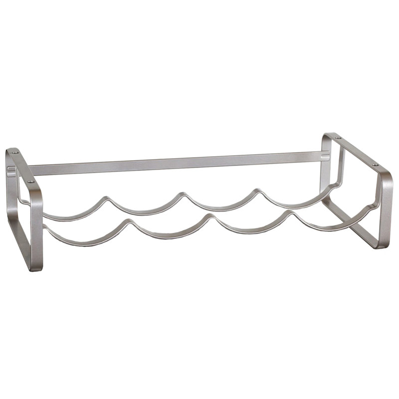 4 - Bottle Wine Bottle Rack in Silver