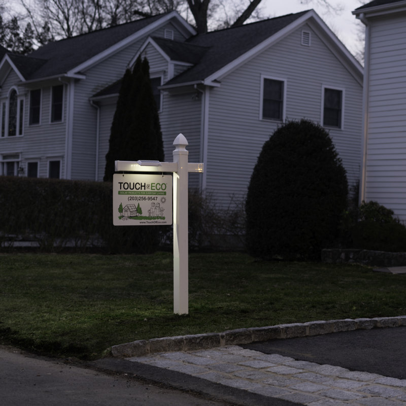 LITEAGENT - Solar LED for Post & Sign Lighting - Includes Adjustable Mounting Bracket