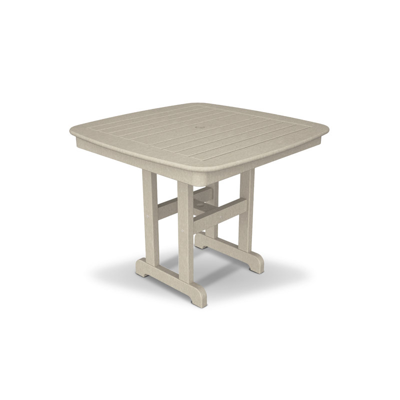 TREX Outdoors Yacht Club Dining Table, 37", Beige