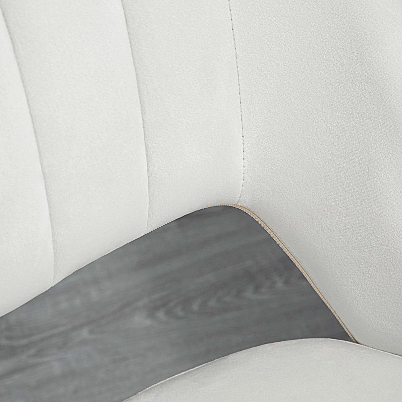 Chaise de bureau à domicile, Blanc crème