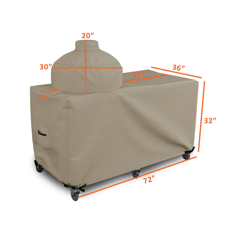 Blue Elephant 76.2cm D Grill Cover, 132.1cm H x 182.9cm W x 76.2cm D