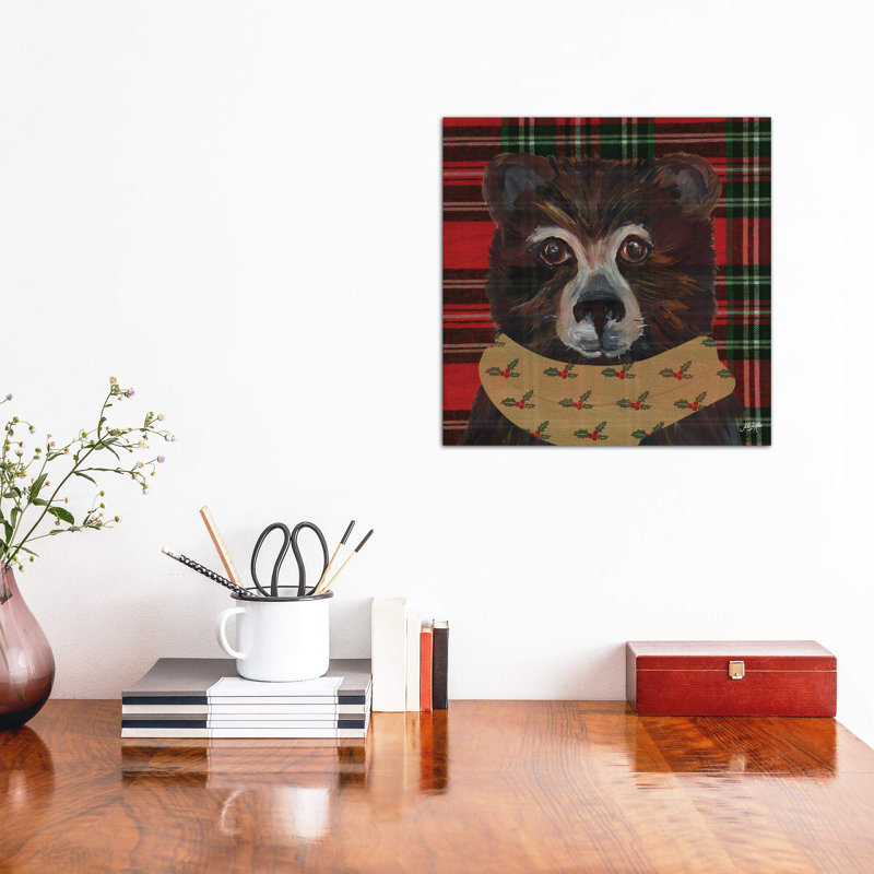 Holiday Animals I by Julie Derice - Print on Canvas, Wrapped Canvas, 45.72 cm H x 45.72 cm W x 1.91 cm D
