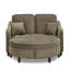 Upholstered 48.5 " Fabric Loveseat-1751613138