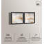Ensemble de 2 panneaux dorés Golden Luxe -85944802-85944807