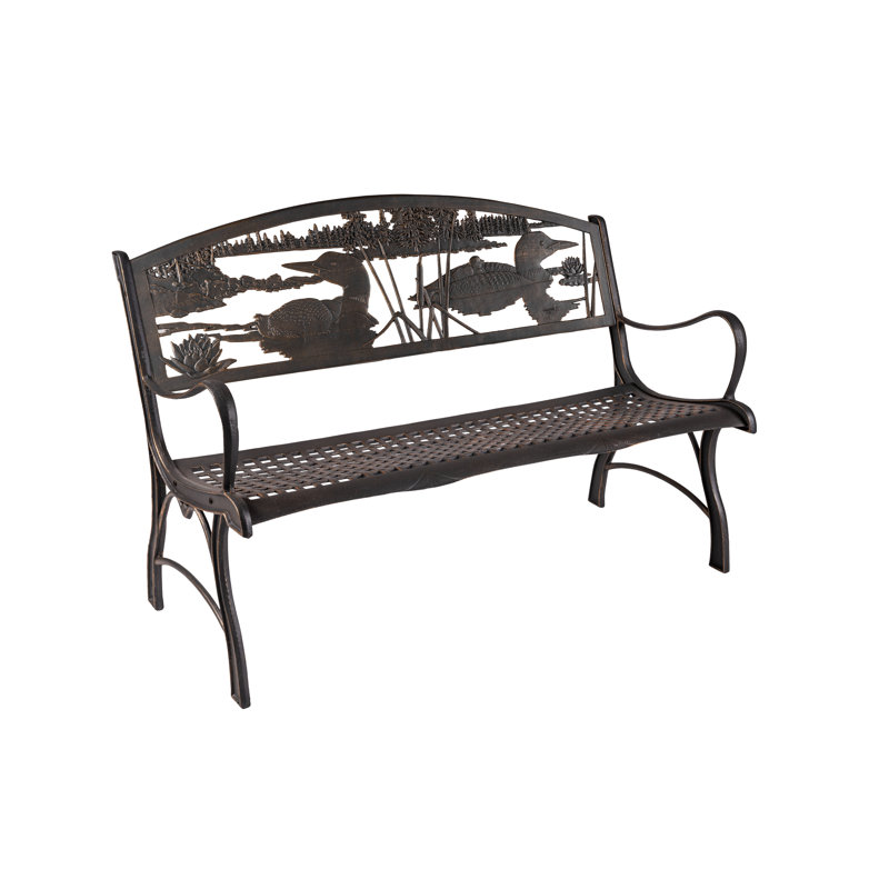 Banc de parc en fonte Amis Loon