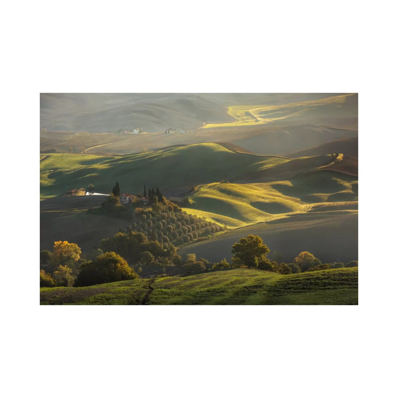 Autumn In Tuscany III by Daniel Kordan - Print on Canvas, 30.48 cm H x 45.72 cm W, Wrapped Canvas