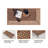 8-Pieces Teak Modular Outdoor & Patio Sectional Sofa Set With Coffee Table-500458222