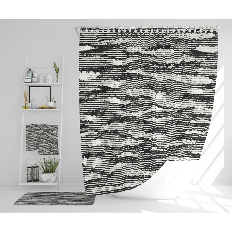 Natanem Polyester Shower Curtain Set