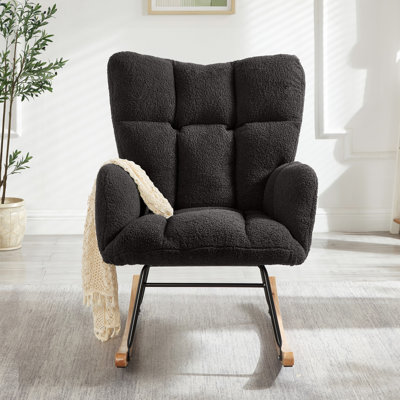Rocking Chair Teddy Upholstered