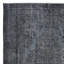 Tapis gris moderne en fer 6 x 9,3 pi, tapis surdimensionné de pièce, tapis de salon fait à la main