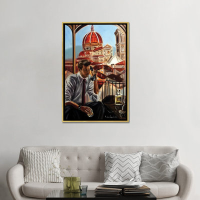 A Call From Florence - Wall Art Print - Framed Canvas
