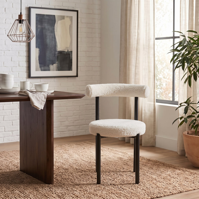 Chaise rembourrée Contemporary Chic, Blanc, 1
