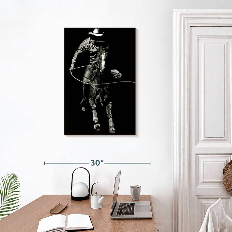 Lelar Scratchboard Rodeo VIII, 24" H x 16" W
