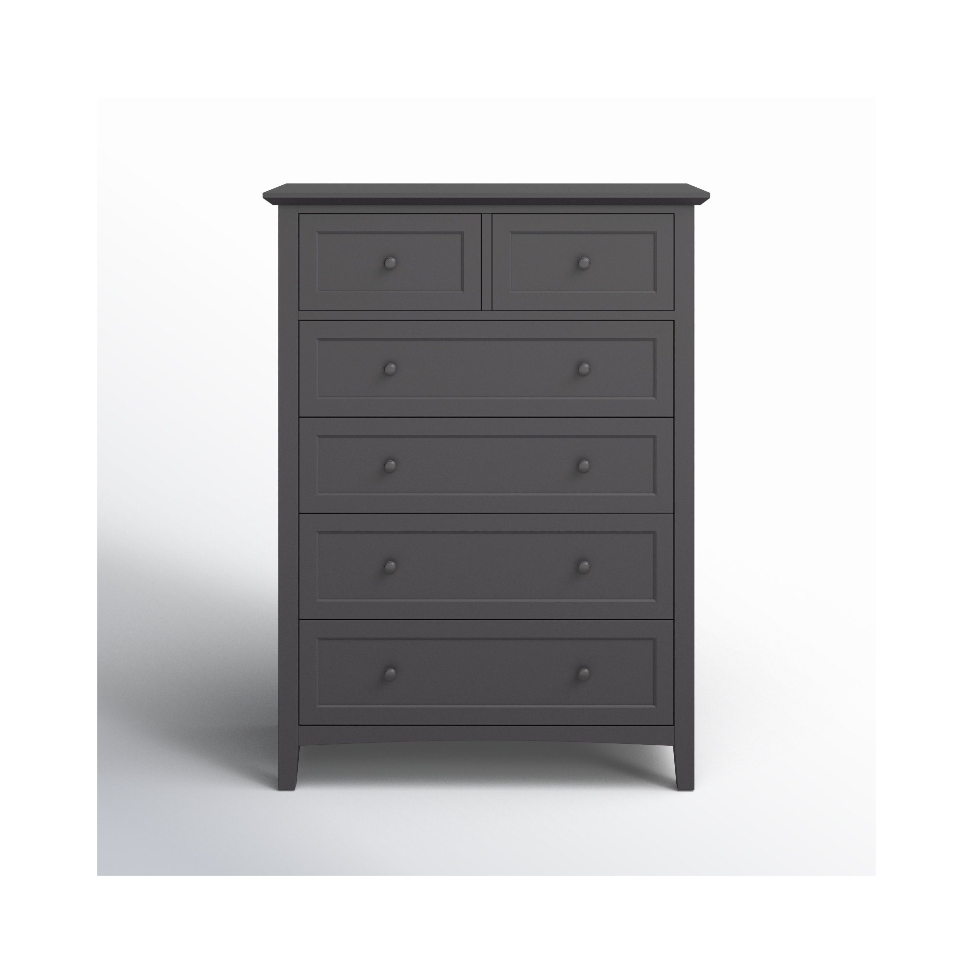 Renee 5 - Drawer Dresser, Black