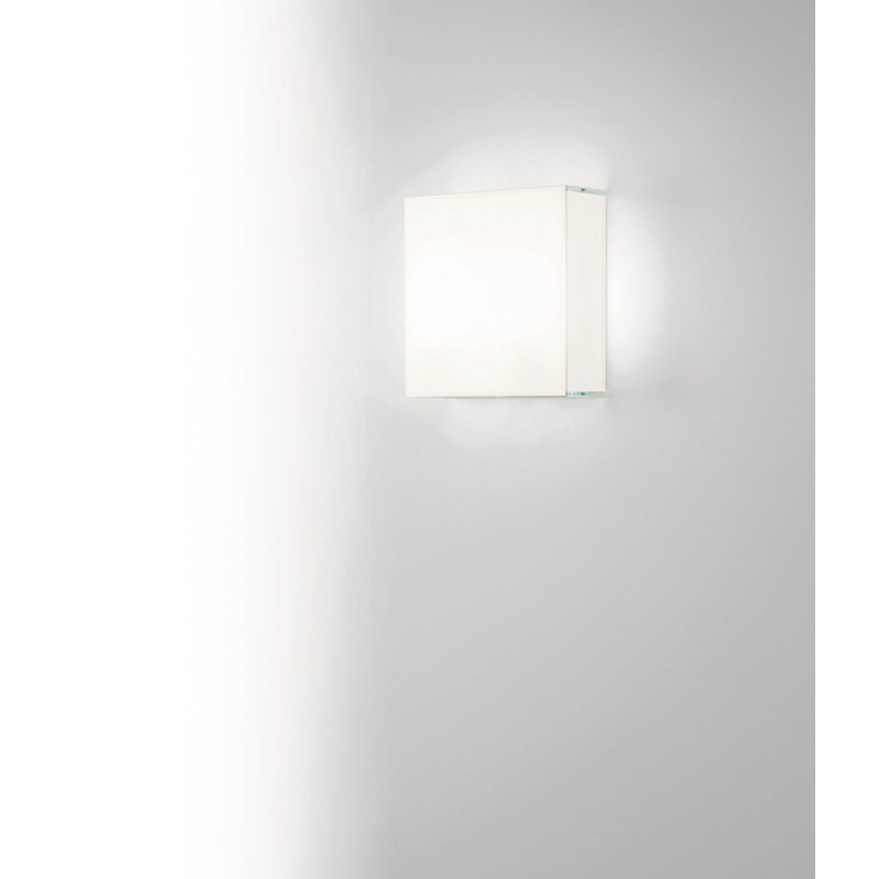 Flush Mounted Sconce, Opal White