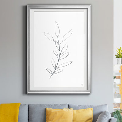 «Botanical Gesture II», reproduction d'art sur papier encadrée