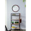 Miroir mural 20 po x 1,5 po en bois de manguier. Article de décoration de salle de bain et de vestibule. Cadre solide de 19,8 po x 19,8 po x 1,3 po, 4,3 lb, décor transitionnel brun foncé de 20 po pour le vestibule. Couleur-926220536-926220541