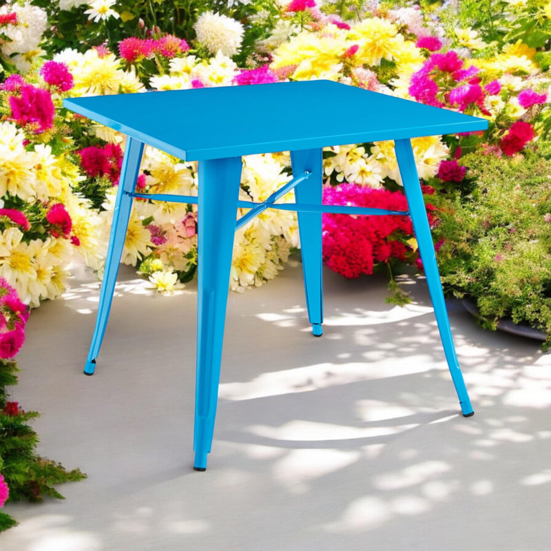 Zanesfield Dining Table, Blue