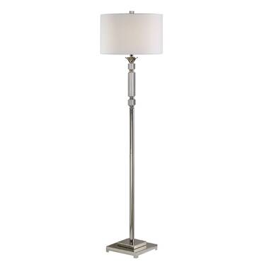 Winston Porter Ryland 65'' Silver Traditional Floor Lamp & Reviews ...