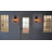 19" 3-Light Outdoor Wall Lantern with Seeded Glass