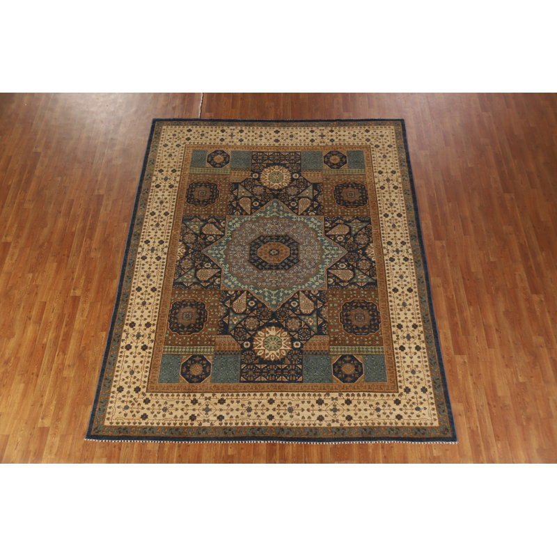 Geometric Kazak Oriental Area Rug