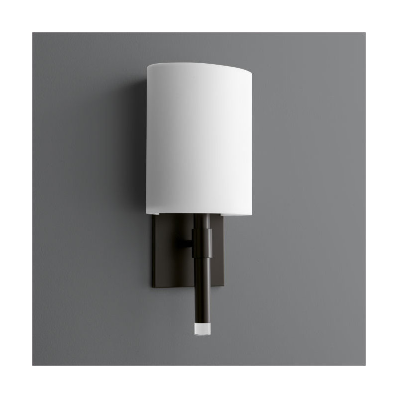 Appliquee à bras 1 lumière del Flovilla, Ancien monde, Blanc mat