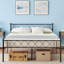 Modern Metal Platform Bed Frame with Headboard & Footboard-1136511923-1114764083