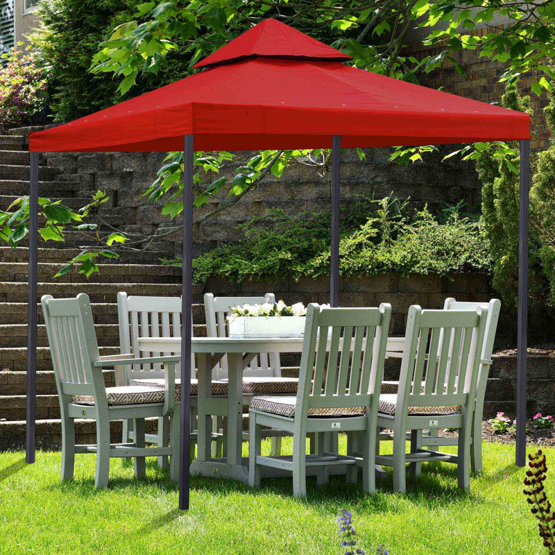 Toile de remplacement pour abri de jardin pour abri de jardin à 2 niveaux Crescent TJSG081, Rouge