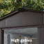 10 ft. W x 12 ft. D Metal Apex Garden Shed