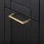 Meuble-lavabo simple 42 po avec plateau en chêne noir Luka-117807156-117807152