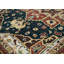 Tapis vert en laine noué à la main 10 x 14