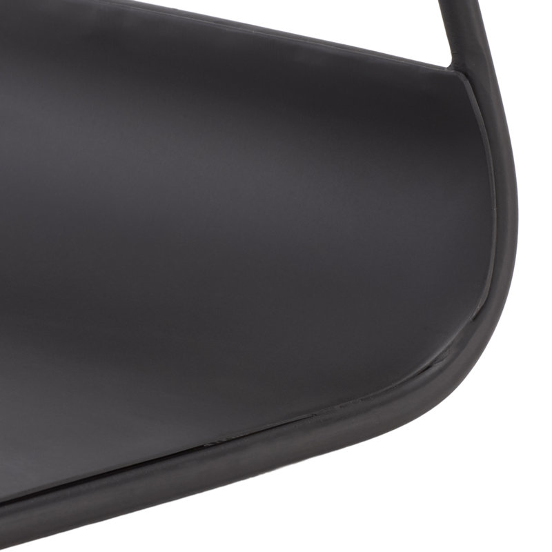Porte-bûches en métal Trista, Black