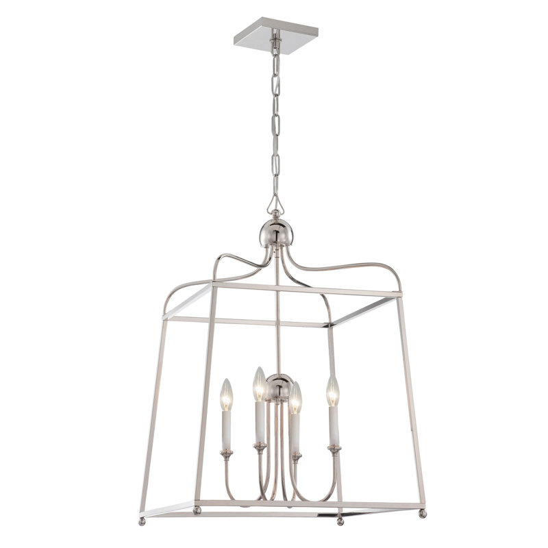 Alyanah 4 - Light Lantern Rectangle Chandelier