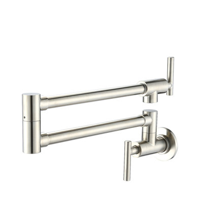 Wall Mount Folding Kitchen Pot Filler Faucet