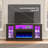 59" TV Stand with Fireplace, RGB LED Lights and Charging Station-1641112990