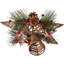 Natural Star with Pinecones Tree Topper