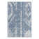 Bonnetta Geometric Machine Woven Polypropylene Indoor / Outdoor Area Rug in Blue/Ivory