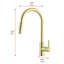 Robinet de cuisine Elegant Lighting Luca-95236233