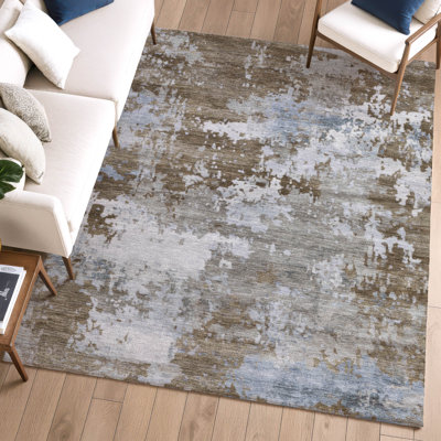 Tapis abstrait lavable à la machine de qualité supérieure Mayfield AMF2142