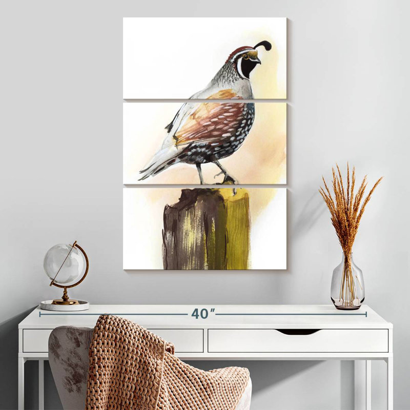 Brampt Quail, 32" H x 20" W