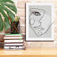 «Face Line 4» par Design Fabrikken, estampe numérique sur toile-787147879