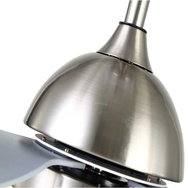 Ceiling Fan with LED Lights, Sand Nickel