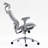 Breathable Mesh High Back Office Chair With Adjustable Lumbar Support, Height-Adjustable , 3D , Grey Color, Art Style For Environment, Foam Filler Design Work, Fill-1145441739
