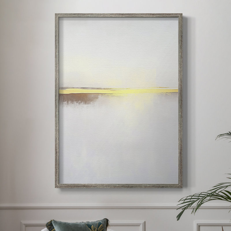 ABSTRACT Series DCC, reproduction encadrée - bois massif, H 11 po x l 9 po