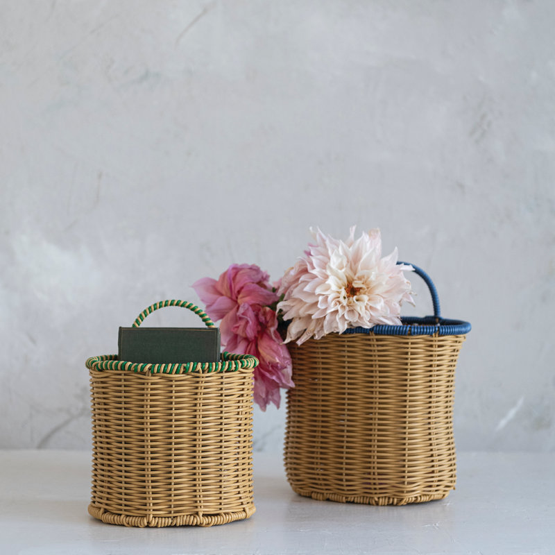 Woven Hanging Baskets with Handle