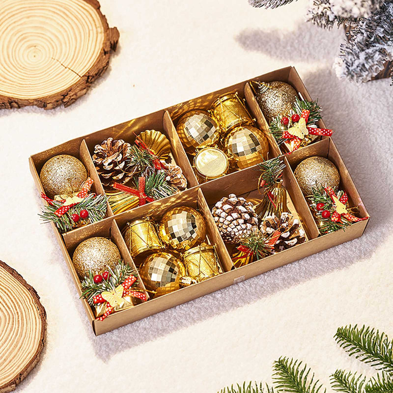 Arbre de Noël 24 pièces 24 pièces, Gold