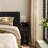 Narrow Solid Wood Nightstand with 2 Drawers-285118323-283522417