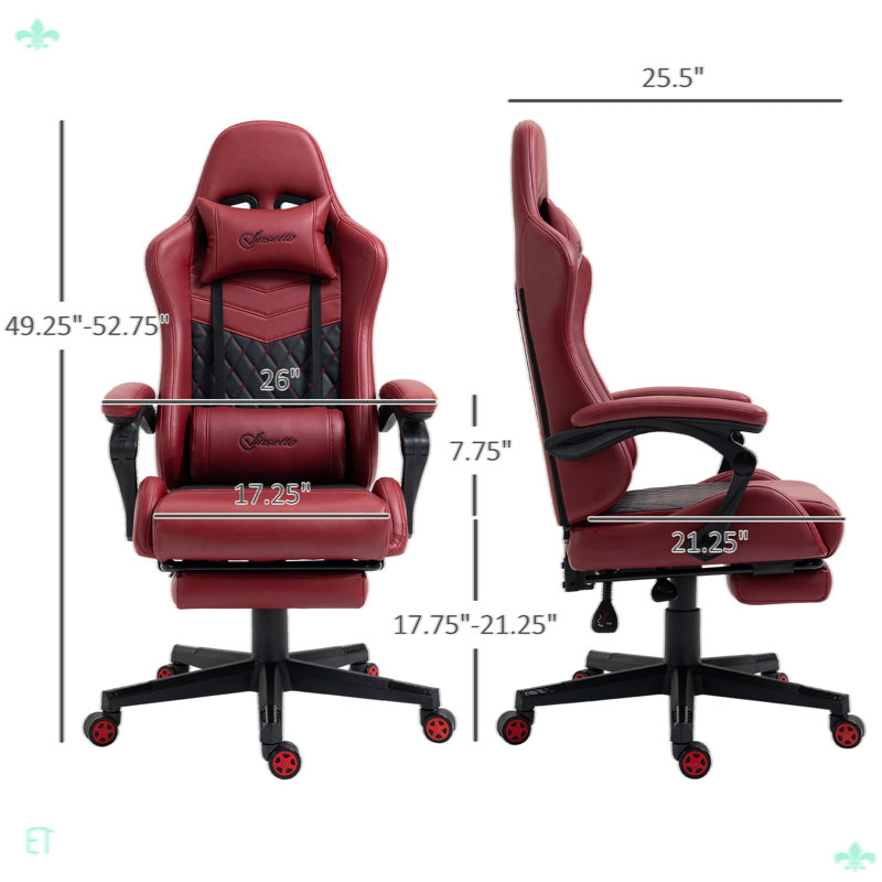 Fauteuil inclinable pivotant à haut dossier Diamond