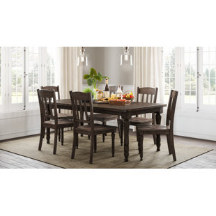 Aashma - Person Extendable Solid Wood Solid Wood Top Four Leg Dining Set